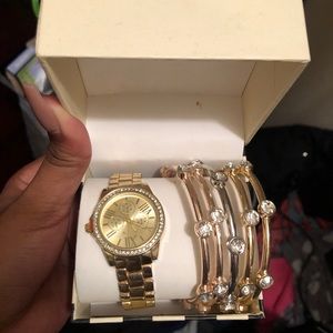Watch and bracelet